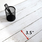 CiCiwind 118” x17.7” Wood Wallpaper Peel and Stick White Wood Wall Paper - Image 7