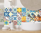 FLFK Wall Border Tile Stickers Peel and Stick Wallpaper Border - Image 5