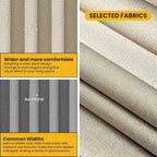 100% Blackout Room Divider Curtains Ceiling Curtain Track Sets Blackout - Image 4