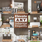 Avana Modern Acoustic Wood Wall Panels –93.2x11.25 Inch Panels – Fits 94x12 - Image 3