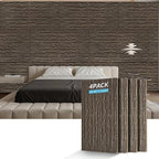 3D Faux Stone Wall Panels, Lightweight & Waterproof Accent Marble Flowing Stone - Image 5