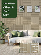 Waister 12 Pack Soundproof Wall Panels, 0.47 inch Thicker High Density Acoustic - Image 5