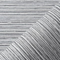 Grasscloth Textured Wallpaper Dark Gray Linen Thick 24" X 394" Fabric Contact by osayhome
