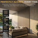 From Plain to Beautiful in Hours WPC Exterior Wall Slat Panels Waterproof - Image 7