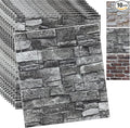 10PCS 3D Wall Panels Peel and Stick 3D Brick Wallpaper Peel and Stick Faux by YLLYLL
