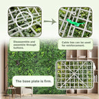 Artificial Green Boxwood Grass Wall Roll: 72"x144" UV Protected Ivy Privacy - Image 3