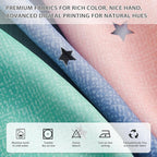 XiDi Pink Grey Curtains for Bedroom, Kids Room Wall Decoration Green Curtain - Image 3