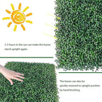ODTORY Artificial Grass Wall Panels Backdrop: 40"x40" UV-Anti New Bottom Plate - Image 4