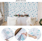 Kochorie 100 Ft x 54 Inch Christmas Snowflake Printed Tablecloth Roll - Image 3