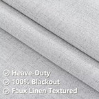 IGEMAEVE 100% Blackout Curtains 72 Inch Length - Image 5