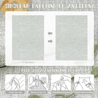 Amiya Grasscloth Grey Wallpaper Peel and Stick Faux Fabric Linen Contact Paper - Image 6