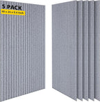 Acoustic Panels, 5 Pack Sound Panels Noise Reducing by AUTORIFIC