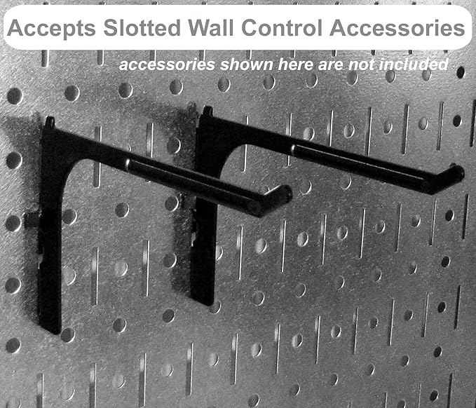 Yellow Metal Pegboard by Wall Control - Image 3