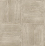 RoomMates Taupe Dimensional Square Plaster Peel and Stick Wallpaper, RMK12681PLW by RoomMates