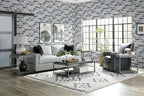 Guvana 17.3"×394" Brick Wallpaper Grey Self Adhesive Wallpaper 3D Brick Peel - Image 5