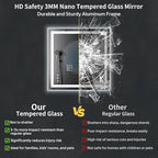 30"x30" LED Bathroom Mirror - Image 5