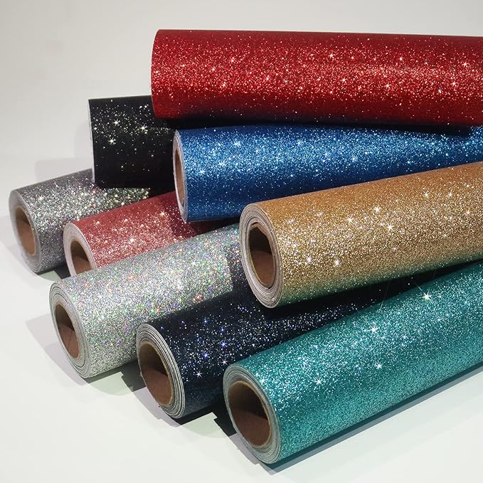 CRE8TIVE Black Glitter Wallpaper Border Peel and Stick Wall Border Sparkle - Image 9