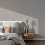 Guvana Grasscloth Peel and Stick Wallpaper Grey Textured Contact Paper Modern - Image 2