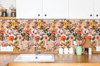 Jeweluck Floral Peel and Stick Wallpaper Vintage Floral Contact Paper Peel and - Image 9