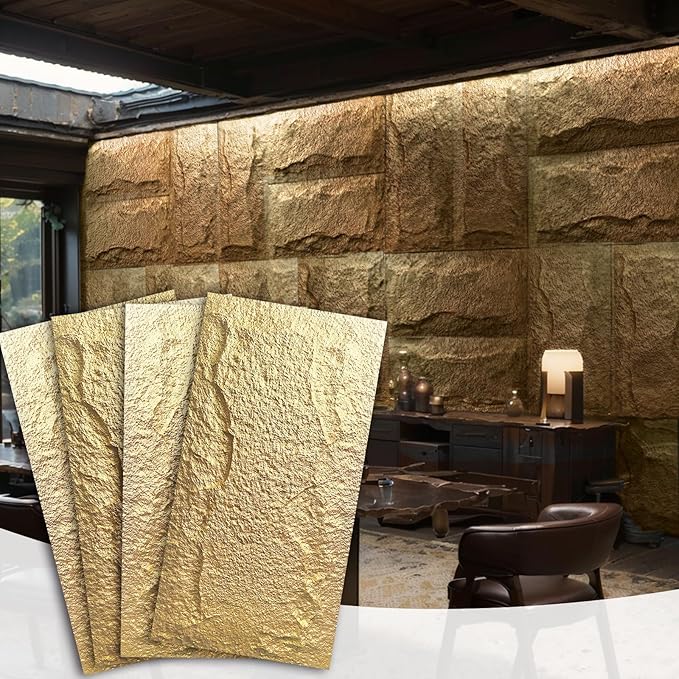 Stone 3D Wall Panels, 23.6"*47.2" Wall Paneling by Besutosera