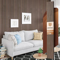 Avana Modern Acoustic Wood Wall Panels – 93.2x11.25 Inch Panels – Fits 94x12 by AvanaHome
