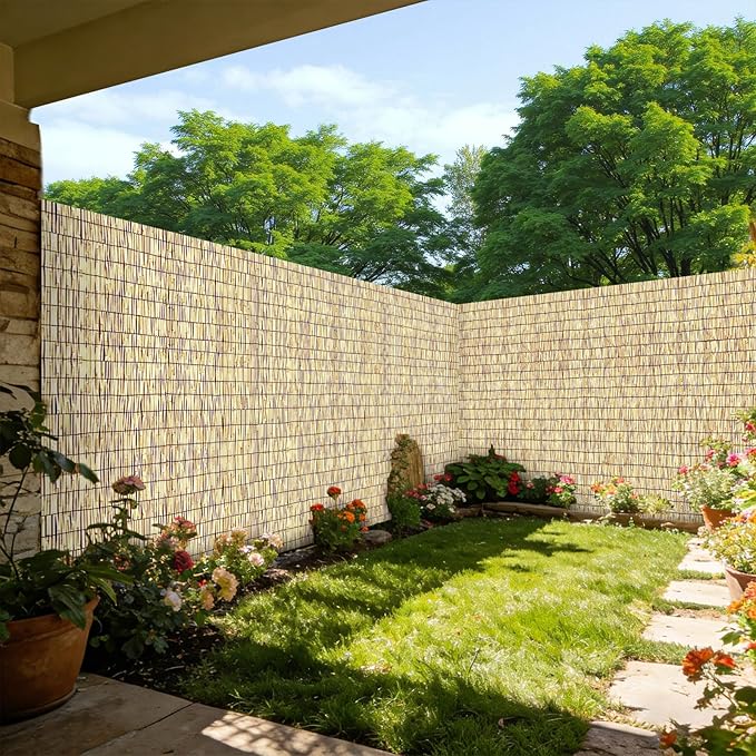 Reed Fencing Rolls, Bamboo Screens Outdoor - Image 3