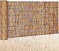 Barydat 1 Pcs 3 x 10 ft Reed Fence Roll, 85% Shade Bamboo Privacy Screen by home