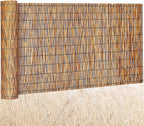 Barydat 1 Pcs 3 x 10 ft Reed Fence Roll, 85% Shade Bamboo Privacy Screen by home