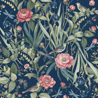 Floral Peel and Stick Wallpaper Bird and Floral Contact Paper 16.9inch x by lenify