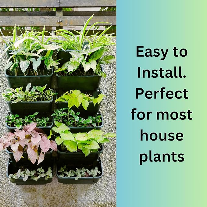 Maxona Vertical Wall Planter for Indoor Plant-Walls Mounted Pot - Image 7