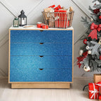 CHIHUT Sparkle Blue Glitter Wallpaper Stick and Peel 15.7''x100'' Self Adhesive - Image 4