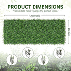 Artificial Green Wall Panels: 48"x120" Boxwood Hedge Green Wall Decor Backdrop - Image 2