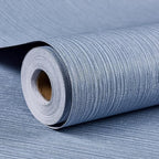 Haimin Grasscloth Wallpaper Textured 24in X 393in Fabric Contact Paper Grey - Image 9