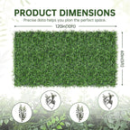 Artificial Green Wall Panels: 60"x120" Boxwood Hedge Green Wall Decor Backdrop - Image 2