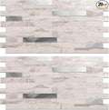 Peel and Stick Backsplash Tile Waterproof Removable PVC Wall Sticker 3D Faux by KOYNSLE