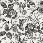 JiffDiff Vintage Peel and Stick Wall Stick，Champagne Wallpaper Rose Removable by wallpaper
