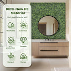 Artificial Grass Wall Panel Screen: 10"x10" 6P UV-Anti Faux Boxwood Panels - Image 4