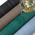Teal Grasscloth Peel and Stick Wallpaper Texture Contact Paper A Set of 15.7" X - Image 5