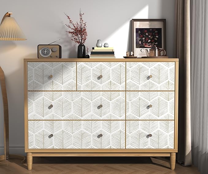 Modern Peel and Stick Wallpaper 17.3''×393'' Self Adhesive Wallpaper Boho - Image 5
