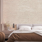 Khaki Grasscloth Peel and Stick Wallpaper 17.3"x300" Faux Linen Textured - Image 8