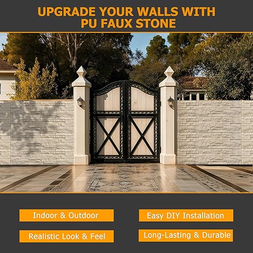 ROOMTEC 1-Pack Faux Stone Wall Covering Panels - Image 8