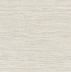RoomMates Neutral Dimensional Grasscloth Peel and Stick Wallpaper, RMK12682PLW by RoomMates