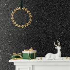 CHIHUT Black Glitter Contact Paper 15.7''x236'' Self Adhesive Black Glitter - Image 2