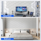 20 Pack Acoustic Panels with Self-Adhesive 12"X10"X0.4" Sound Proof Foam Panels - Image 7