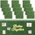 Luyue 12PCS 20”×20” Boxwood Panels, Artificial Grass Wall Panels Fake Greenery by Luyue
