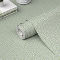 WADILE Grasscloth Peel and Stick Wallpaper 23.6in x 236in, Textured Contact by WADILE