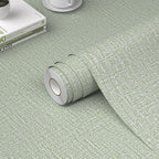 WADILE Grasscloth Peel and Stick Wallpaper 23.6in x 118in, Textured Contact by WADILE