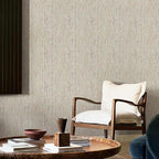 JiffDiff Woven Wallpaper Peel and Stick 17.3" x 800" Colorful Paint Grasscloth - Image 5