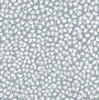 NuWallpaper x Society Social Sea Fern Slate Blue Peel and Stick Wallpaper by NuWallpaper