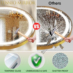 FENNIO Full Length Mirror with Lights, Free Standing Lighted Floor Mirror - Image 4